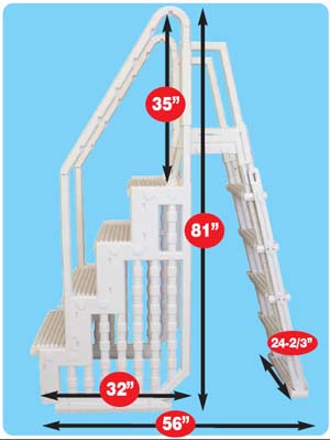 Easy Step Above Ground Pool Step Dimensions