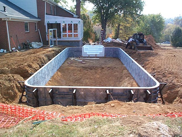 polymer inground pool