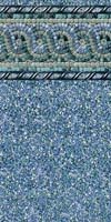 Blue Mosaic Vinyl Liner Pattern