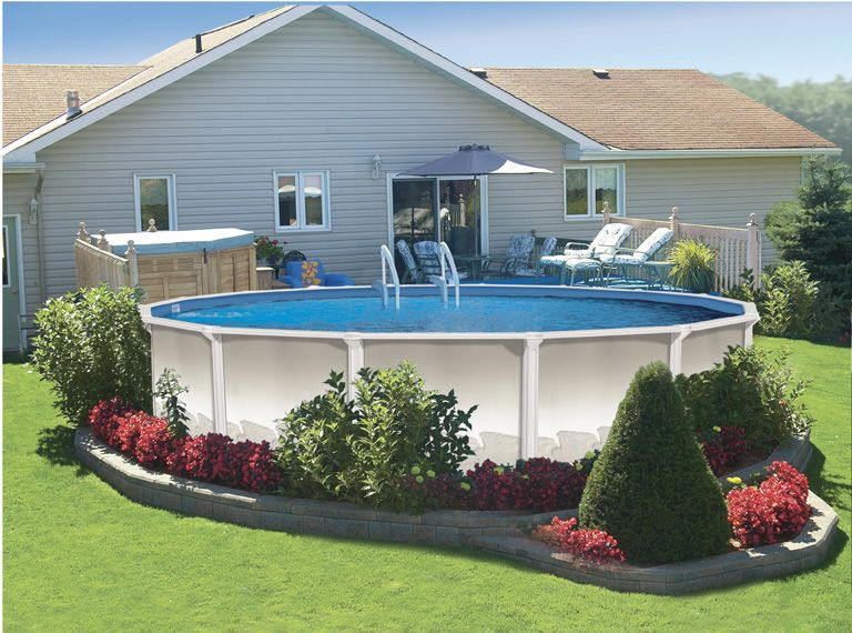 Landscaping Ideas around Above Ground Pools