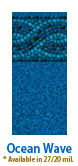 Ocean Wave Inground Pool Liner - Click to Enlarge