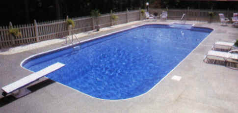 polymer inground pool