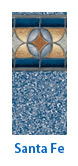 Santa Fe Inground Pool Liner - Click to Enlarge