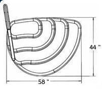 Wedding Cake Pool Step Dimensions