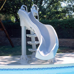 Front View of the X-stream Pool Slides