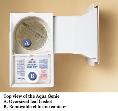 Aqua Genie Pool Skimmer Top View