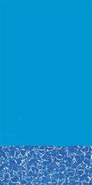 Blue Wall Print Bottom Above Ground Pool Liners