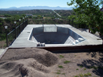 This pool was built by a retired customer in Arizona.