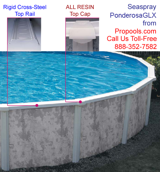 PonderosaGLX Above Ground Pools Specifications
