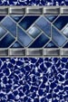 Sapphire Pattern Inground Pool Liners