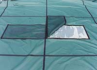 Safety Cover with the Kleen-screen drain panel