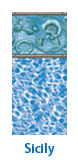 Sicily Inground Pool Liner - Click to Enlarge
