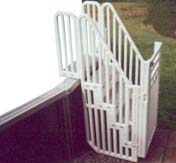 Confer Above Ground Pool Step Enclosure System