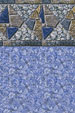 Stone Garden Pattern Inground Pool Liners