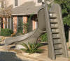 Turbotwister Swimming Pool Slides Rear View
