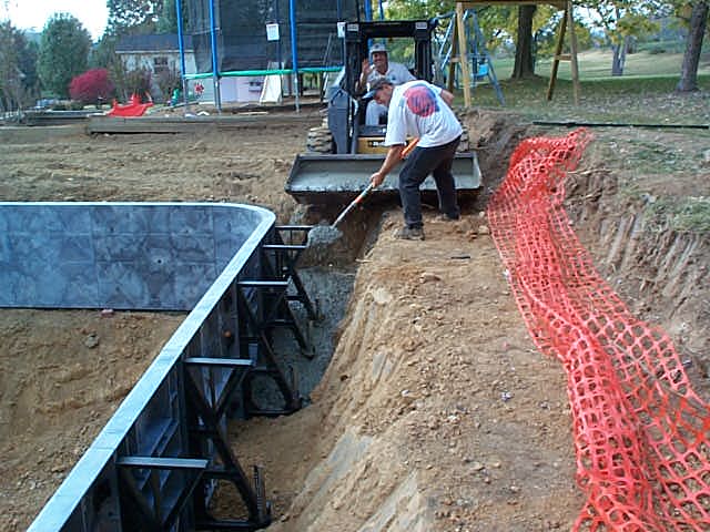 Perimeter Concrete Footer Pics