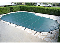 Grecian Shape Solid Swimming Pool Safety Cover