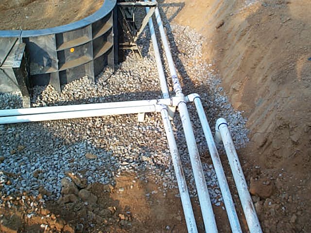 plumbing an inground pool
