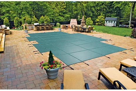Loop-Loc Safety Pool Covers with Drain Panel