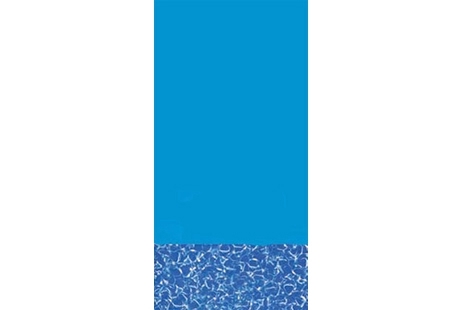 15' Blue Wall Swirl Bottom Overlap Above Ground Pool Liner | 48" - 52" Wall Pools | <b>Heavy Gauge</b> | Swirl Bottom | 52515