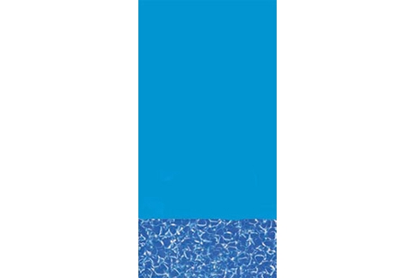 18' Blue Wall Swirl Bottom Overlap Above Ground Pool Liner | 48" - 52" Wall Pools | <b>Heavy Gauge</b>| Swirl Bottom | 52516