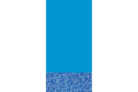 27' Blue Wall Swirl Bottom Overlap Above Ground Pool Liner | 48" - 52" Wall Pools | <b>Heavy Gauge</b> | Swirl Bottom | 52518