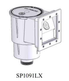 Hayward Above Ground Skimmer 6" Mouth | 1.5" Threaded and Plate | SP1091LX