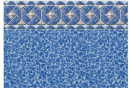 18' Round Mystri Outlook Pattern Above Ground Pool Liner | 52" Uni-Bead | Heavy Gauge | LI1852OTU25 | 53107