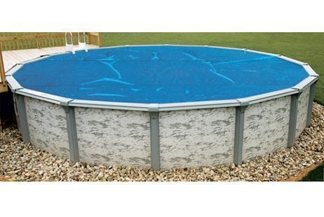 18' x 33' Oval Solar Blanket/Cover for Above Ground Pools | Blue | 3 Year Warranty | 8 Mil | 55025