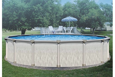 Ohana 21' Round Above Ground Pool with Standard Kit | 52" Wall | 55308