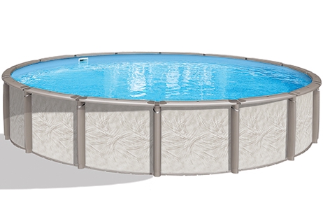 Azor <b>Resin</b> 27' Round Above Ground Pool Kit with Standard Package | 54" Wall | 55383
