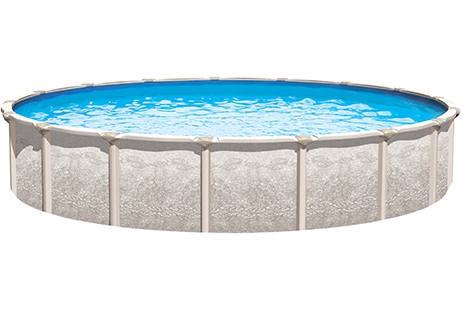 Magnus 12' Round Resin Hybrid Above Ground Pool Kit with Standard Package | 54" Wall | 55472