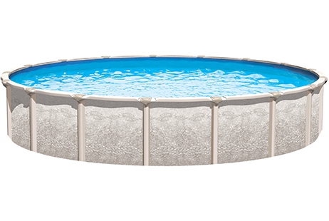 Magnus 15' Round Resin Hybrid Above Ground Pool Kit with Standard Package | 54" Wall | 55496