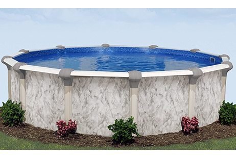 Sierra Nevada 21' Round Resin Hybrid Above Ground Pools with Standard Package | 52" Wall | 56062