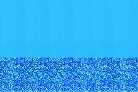 18' Round Blue Wall Swirl Bottom Pattern Expandable Overlap Heavy Gauge Liner | Up to 60" Depth | LI18XLSB