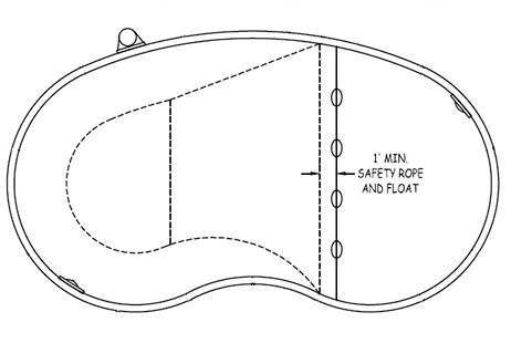 16' x 32' Kidney Shape Rockwood On Ground Pool Kit without Step | 56514