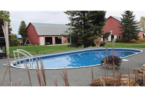 12' x 18' Oval Shape Rockwood On Ground Pool Kit without Step | 56516