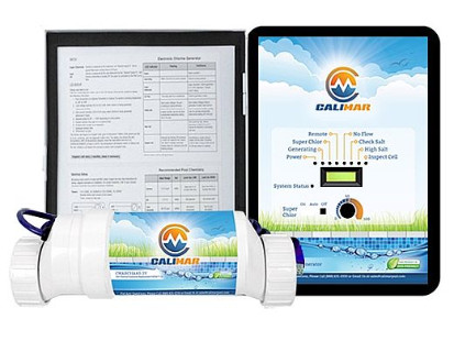 CaliMar® Salt Chlorine Generator for Inground Pools | Up to 15,000 Gallons | 3-Year Warranty | CMARSHA15-3Y | 56641