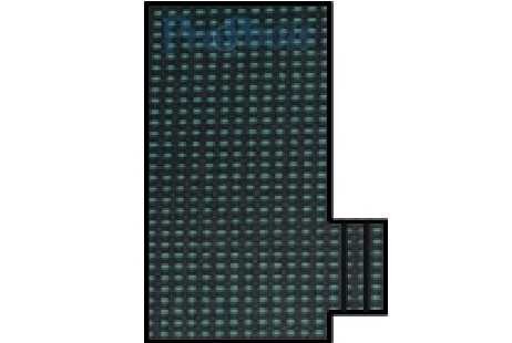 PoolTux  KING99 Green Mesh Safety Cover | 20' x 40' | FLUSH RIGHT STEP | CSPTGMP20403