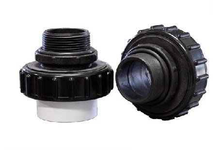 Custom Molded Products | 2" SCH80 CPVC Union Male Adaptor | Set of Two | 21063-200-000