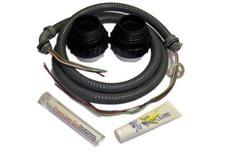 Pump Installation Kit with two 2" Universal Pump Unions, Conduit & Wire, Magic Lube, & Thread Sealant | 57452