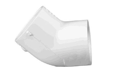 Lasco .75" Schedule 40 PVC 45ï¿½ Elbow | 417-007