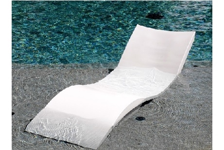 Ledge Lounger In-Pool Chaise | White | LLC-W