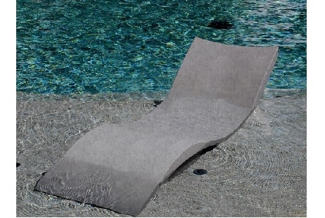 Ledge Lounger In-Pool Chaise | Granite Gray | LLC-GG