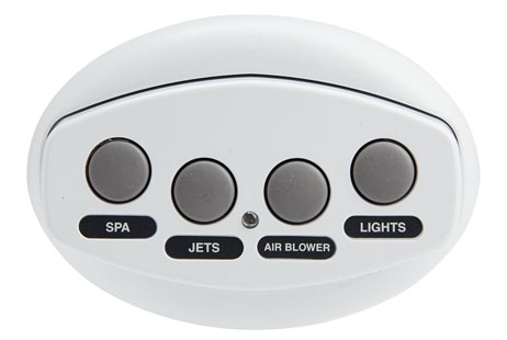 Pentair iS4 Spa-Side Four Buttons Remote Control | <u>White</u> 100-FT Cable | 521885