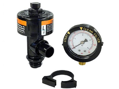 Pentair High Flow Air Relief Assembly | Twist Type | Includes Pressure Gauge | 98209800