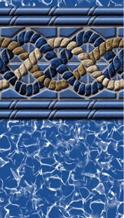 27' Golden Beach Uni-Bead Above Ground Pool Liners | 050027RDGOBUB54