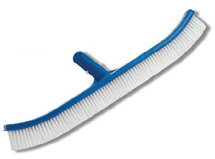 18" Curved Wall Pool Brush for Walls and Floors | JED260