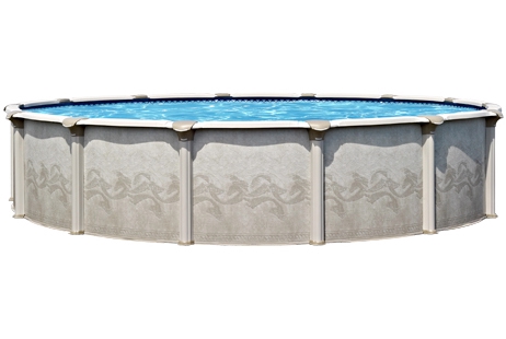 Hudson 21' Resin Hybrid Round Above Ground Swimming Pool with Savings Package | 52" Wall | 59326
