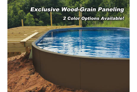Oval HydroSphere Pool with Autumn Sand Trim